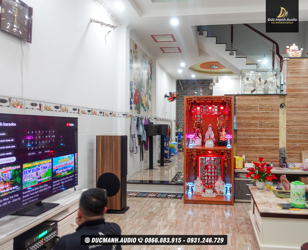 Trọn bộ Dàn Karaoke PARAMAX nghe hay, đẹp mắt tại nhà Anh Kiệt ở Bình Tân, đây cũng chính là một trong những bộ dàn karaoke hay nhất tầm giá 20 - 30 triệu đồng