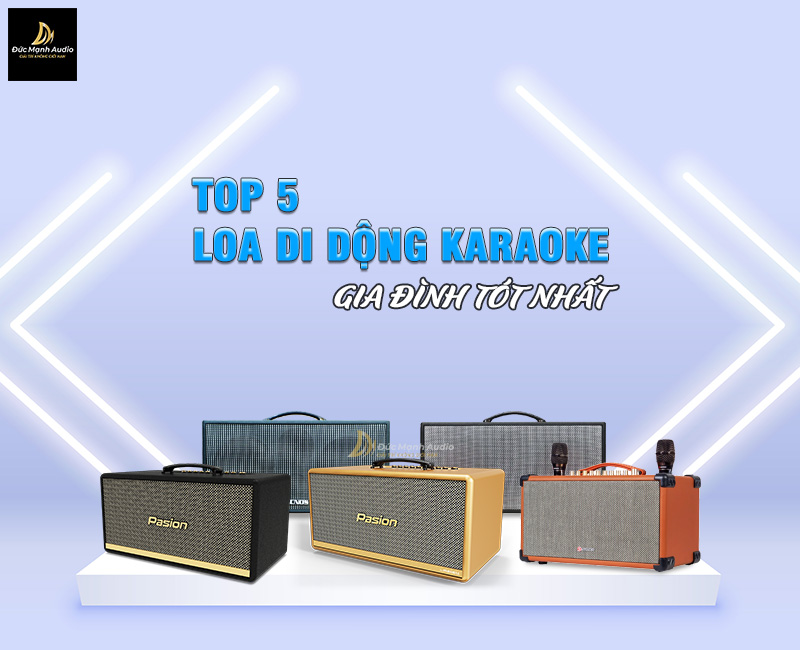 Top 5 loa di động karaoke gia đình tốt nhất