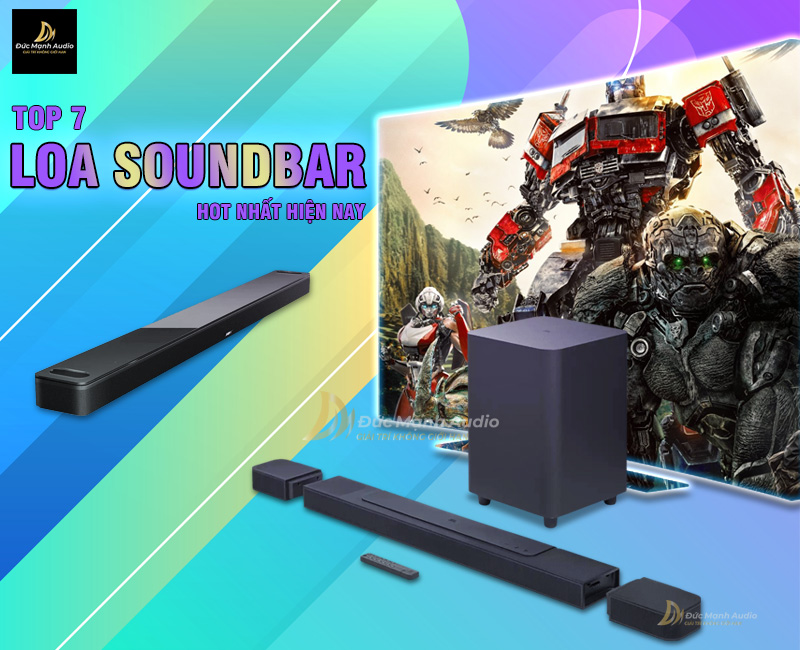 Top 7 loa Soundbar hot nhất hiện nay