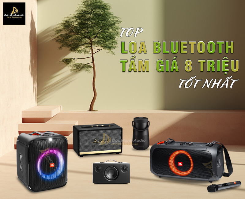 Top loa bluetooth tầm giá 8 triệu đồng tốt nhất