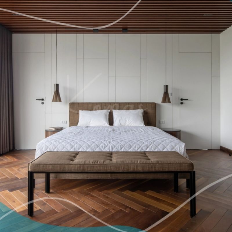 Sàn Gỗ Malaysia Giá Rẻ Komas KM86 – Sàn Xương Cá