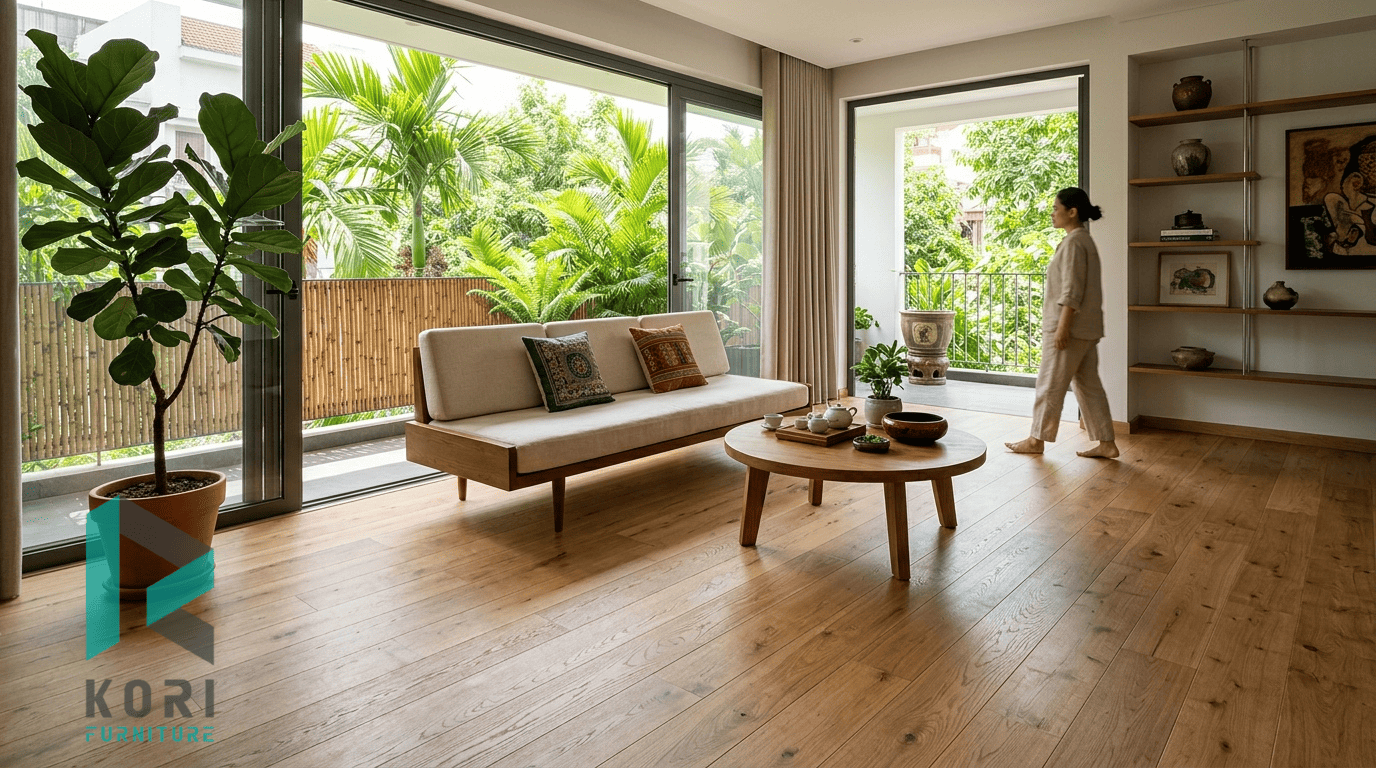 Chủ Nhà Thông Thái Chọn Giá Sàn Gỗ Tự Nhiên Hoàn Hảo Nhờ Bí Quyết Này