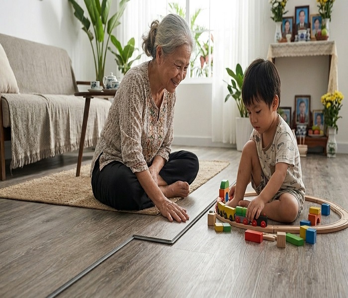 Nên Lát Sàn Nhựa Giả Gỗ Hay Sàn Gạch Để Không Gian Sống Luôn Đẳng Cấp?