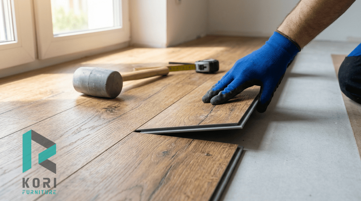 Mưa Ngập Không Sợ Phồng: Bảng Giá Sàn Nhựa Giả Gỗ Chống Nước Mới Nhất