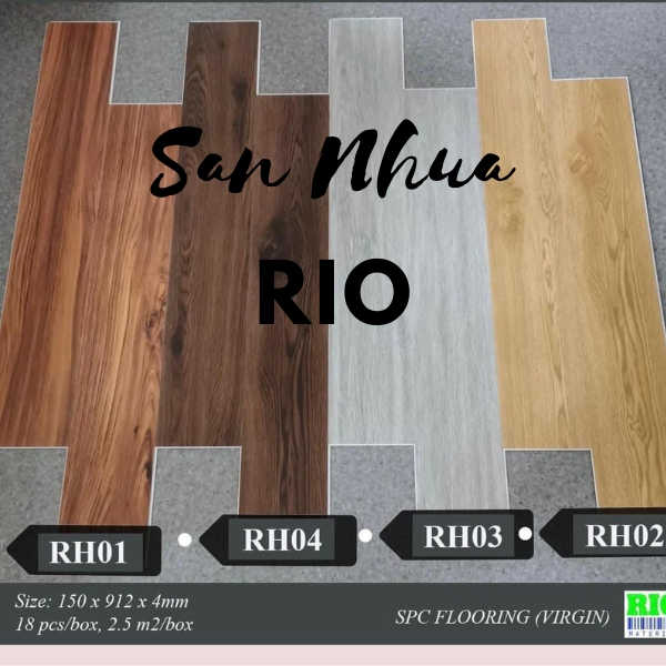 Sàn nhựa hèm khóa Rio