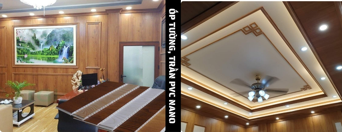 Ốp Tường, Trần Nhựa PVC Nano