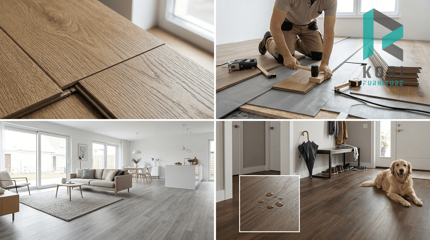 Các loại sàn gỗ nhựa hiện nay