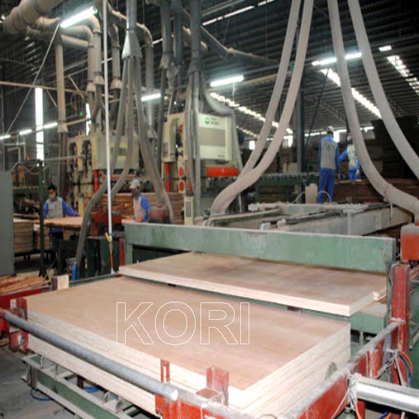 quy trình sản xuất sàn gỗ công nghiệp