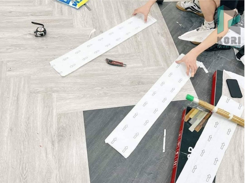 sàn nhựa vân gỗ