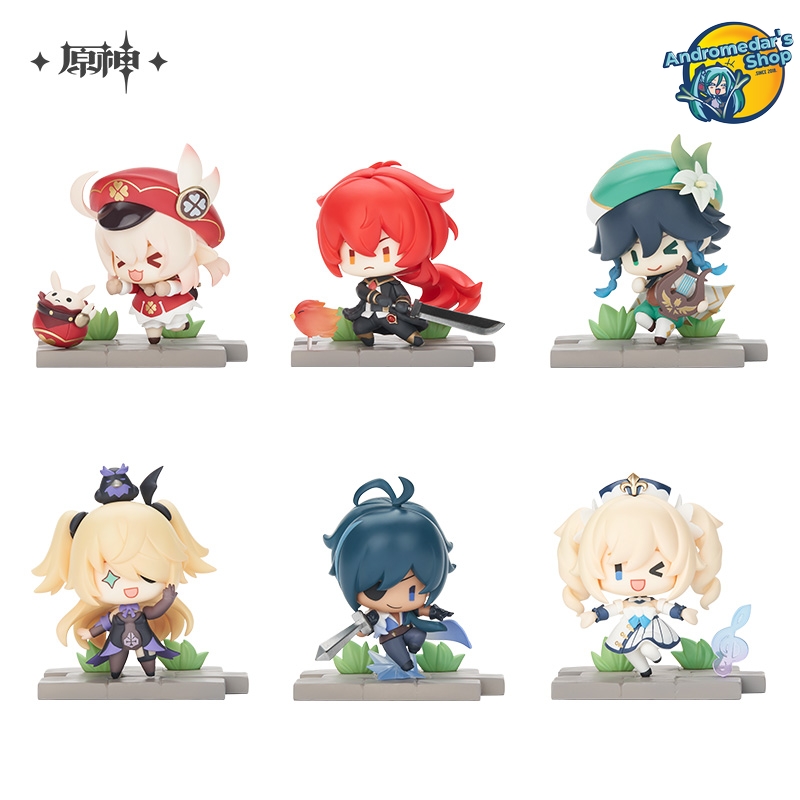 [miHoYo] Mô hình nhân vật Genshin Impact Battlefield Heroes Blind Box Figures