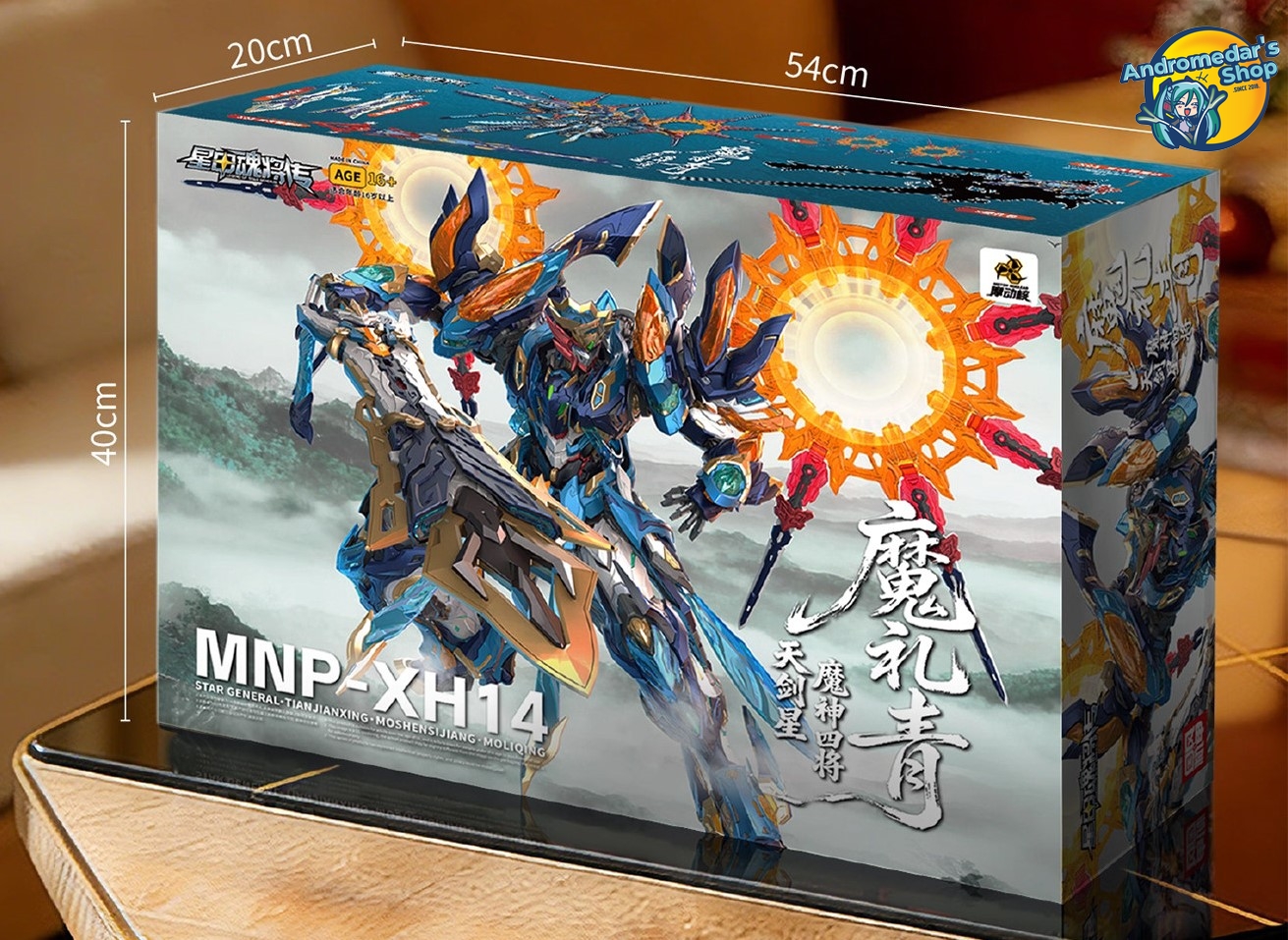 [Có sẵn] [Motor Nuclear] Mô hình lắp ráp Tinh Giáp Hồn Tướng MNP-XH14A Ma Lễ Thanh (Mo Liqing) Model Kit