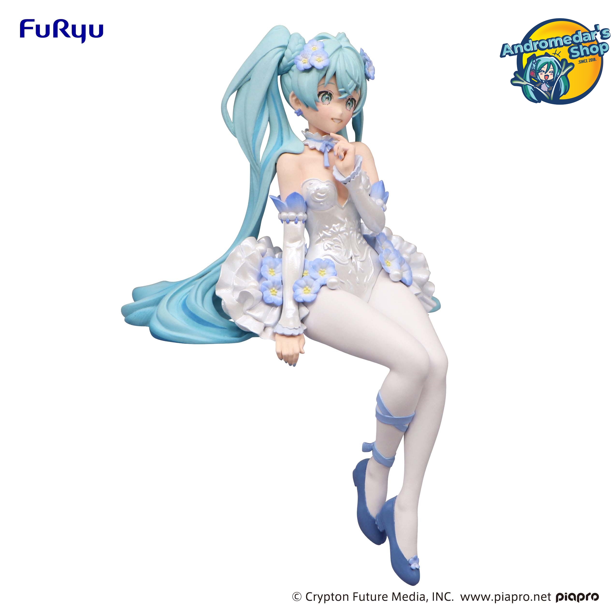 [Furyu] Mô hình nhân vật Vocaloid Hatsune Miku Flower Fairy Nemophila Ver Noodle Stopper Prize Figure