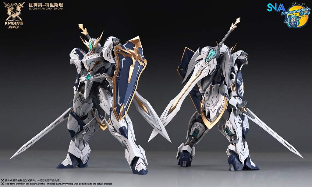 [Đặt trước] [SNAA] Mô hình lắp ráp 1/144 SC-002 Titan Greatsword Tristan Model Kits