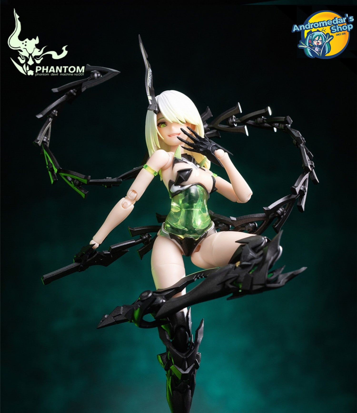 [Snail Shell] Mô hình lắp ráp G.N Project Phantom 001 Phantom Devil Machine Ying 1/12 Action Figure