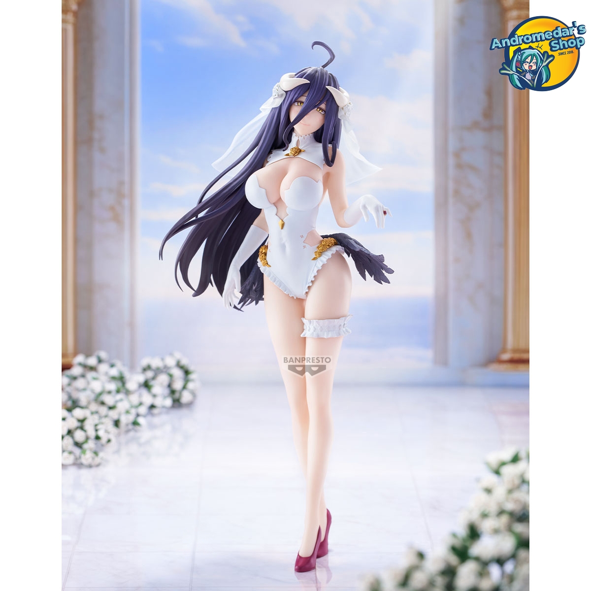 [Đặt trước] [Banpresto] Mô hình nhân vật Overlord Albedo Wedding Ver. Glitter & Glamours Figure