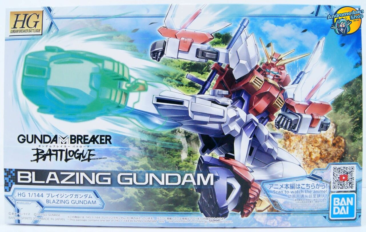 [Bandai] Mô hình lắp ráp Gundam Breaker Battlogue HG 1/144 Blazing Gundam Plastic Model