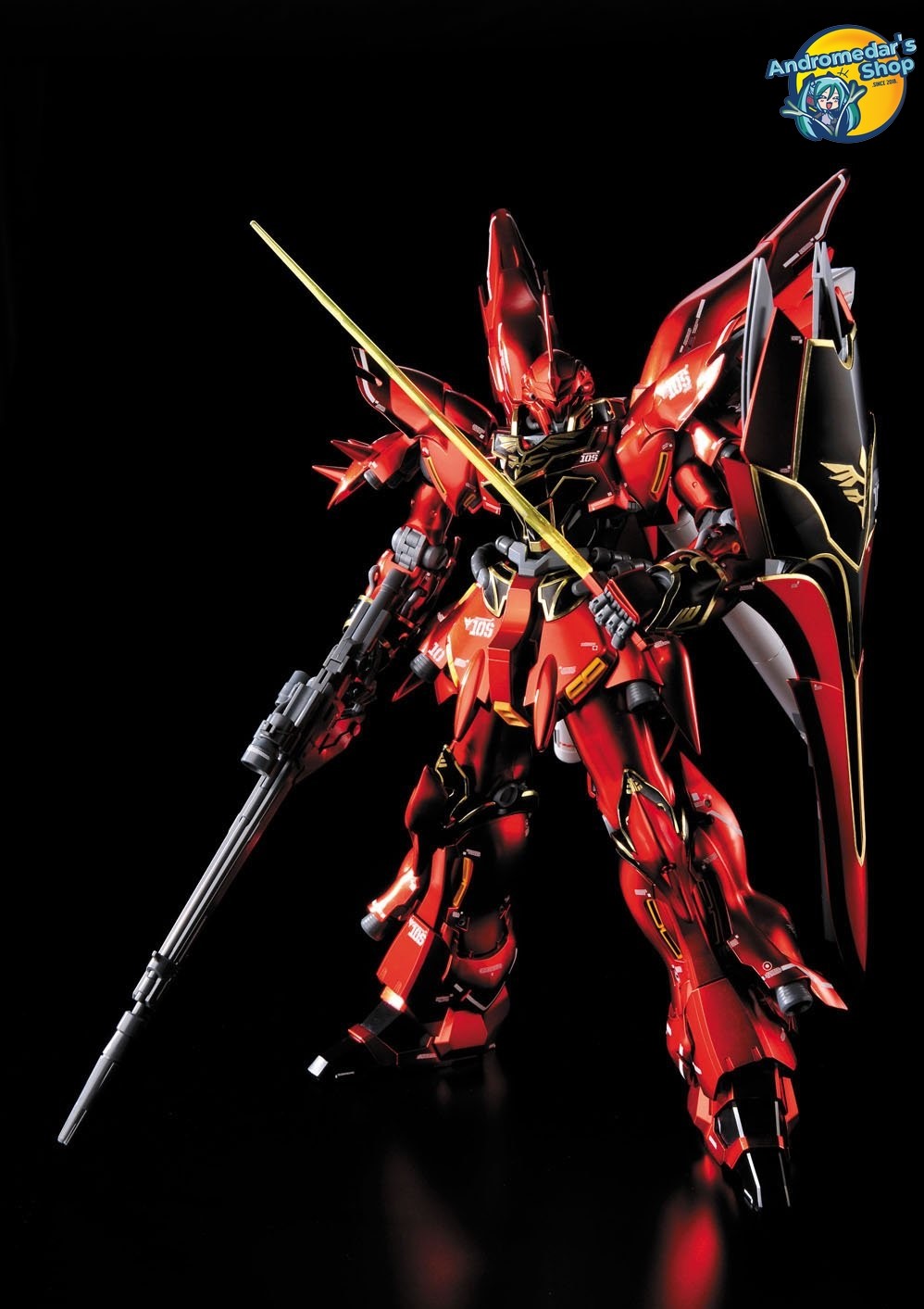 [Bandai] Mô hình lắp ráp Master Grade 1/100 MSN-06S Sinanju Ver.Ka Titanium Finish (MG) (Gundam Model Kits)