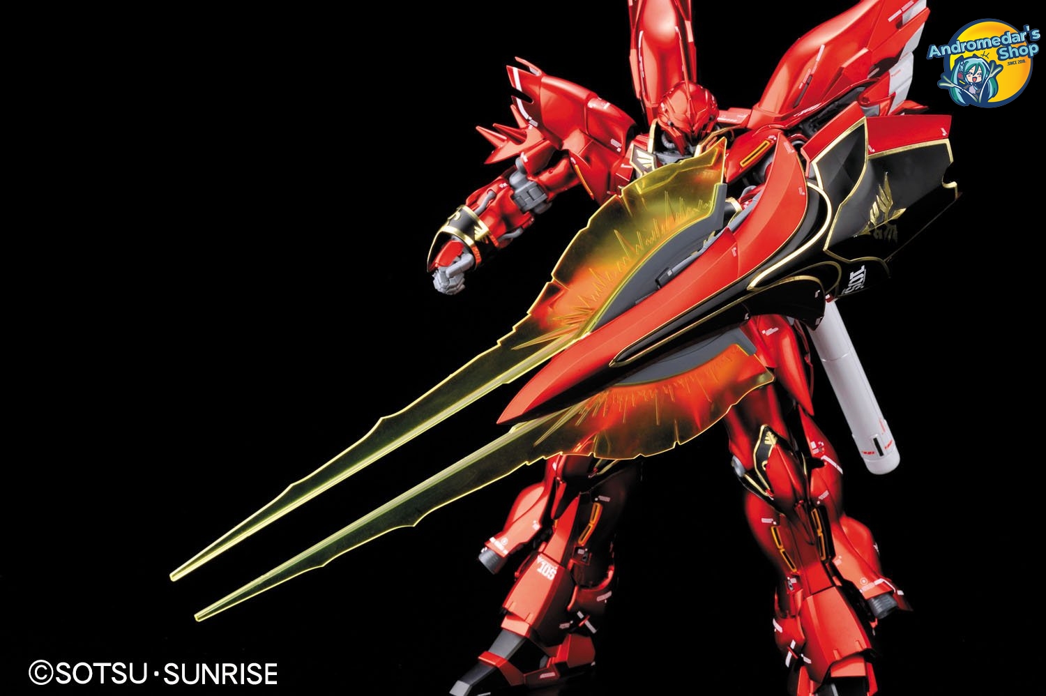 [Bandai] Mô hình lắp ráp Master Grade 1/100 MSN-06S Sinanju Ver.Ka Titanium Finish (MG) (Gundam Model Kits)