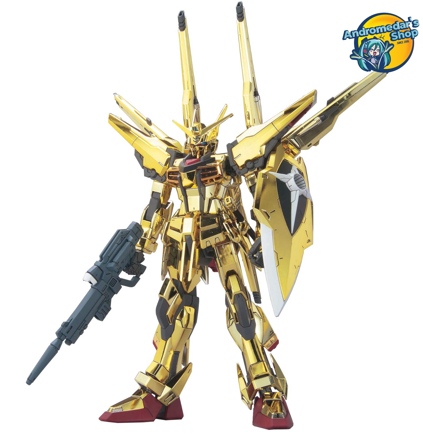 [Bandai] Mô hình lắp ráp Gundam Seed Destiny 1/100 Akatsuki Gundam Oowashi Pack / Shiranui Pack Full Set Model Kits