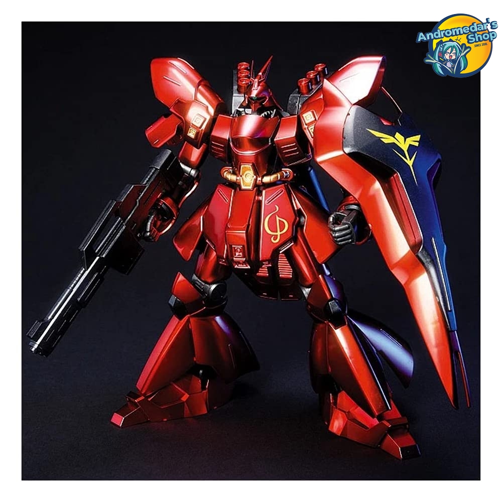 [Bandai] Mô hình lắp ráp Gundam Universal Century High Grade 1/144 HGUC MSN-04 Sazabi Metallic Coating Model Kits