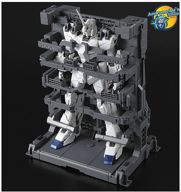 [Bandai] Mô hình lắp ráp Master Grade MG 1/100 Unicorn Gundam Screen Image Special (HD Color + MS Cage) Model Kits