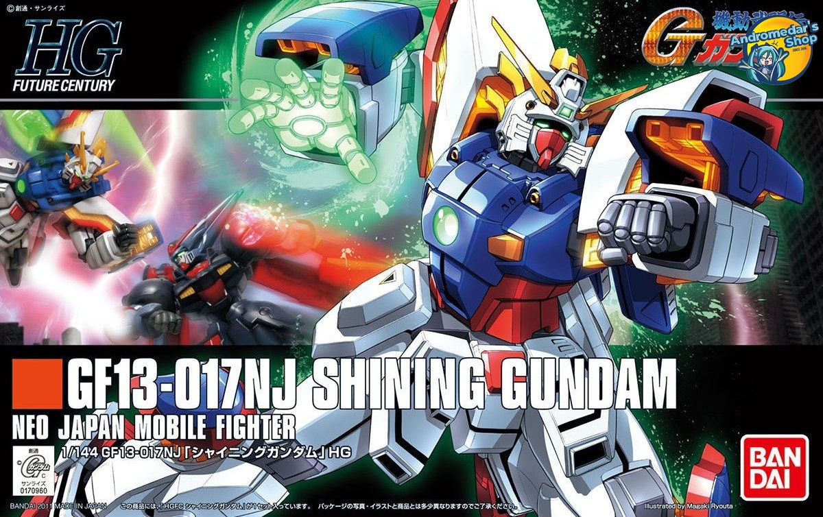 [Bandai] Mô hình lắp ráp G Gundam High Grade HGFC 1/144 Shining Gundam Model Kits