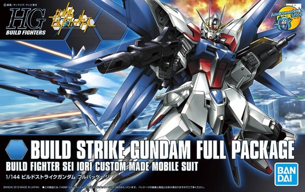 [Bandai] Mô hình lắp ráp High Grade Gundam Build Fighters HG 1/144 HGBF Build Strike Gundam Full Package Model Kits