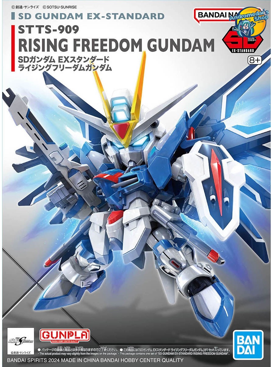 [Bandai] Mô hình lắp ráp SD Gundam Ex-Standard Rising Freedom Gundam Model Kits
