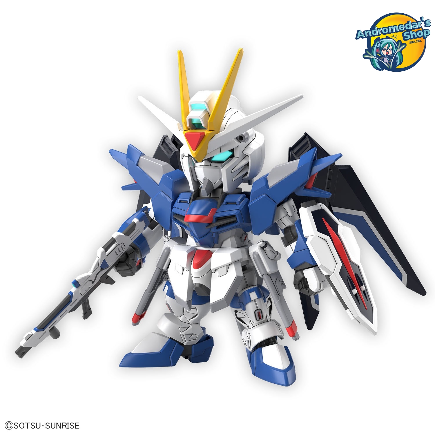 [Bandai] Mô hình lắp ráp SD Gundam Ex-Standard Rising Freedom Gundam Model Kits