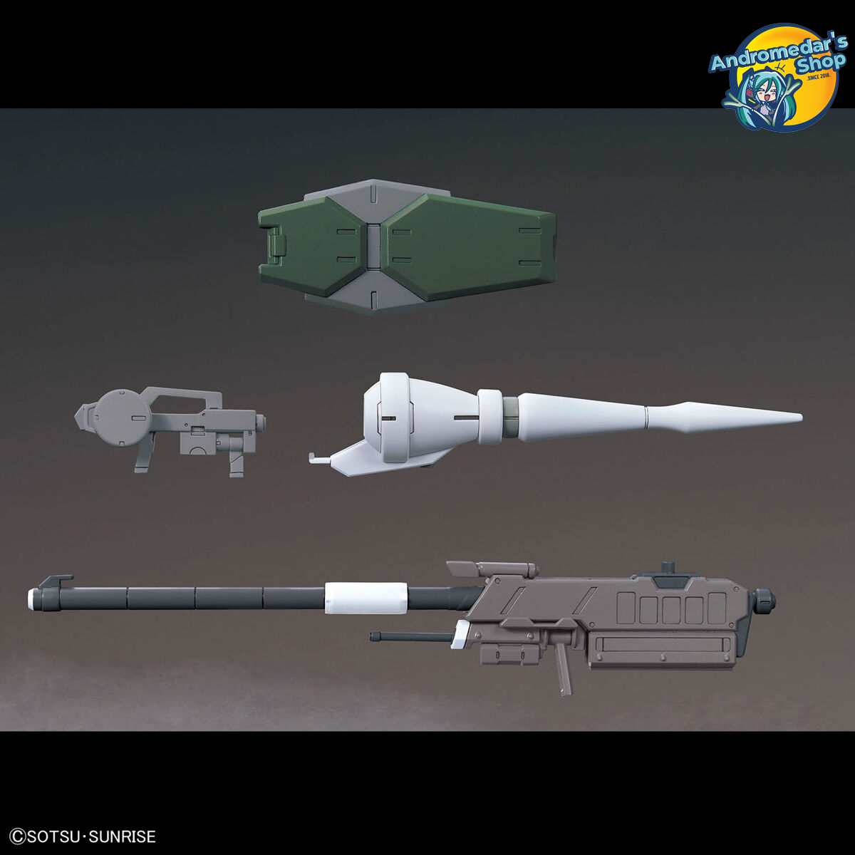 [Bandai] Mô hình lắp ráp 1/144 Option Parts Set Gunpla 11 (Smoothbore Gun for Barbatos) Model Kits