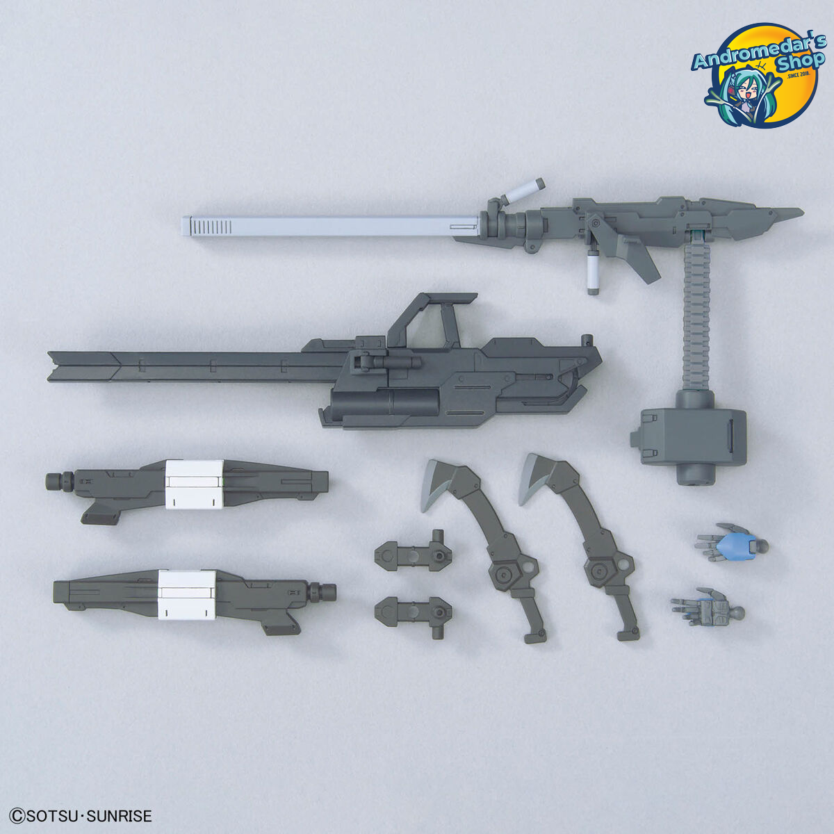 [Bandai] Mô hình lắp ráp 1/144 Option Parts Set Gunpla 12 (Large Railgun) Model Kits