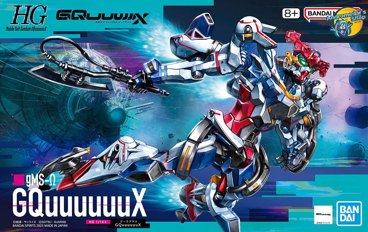 [Bandai] Mô hình lắp ráp High Grade 1/144 HG GQuuuuuuX Gundam Model Kits