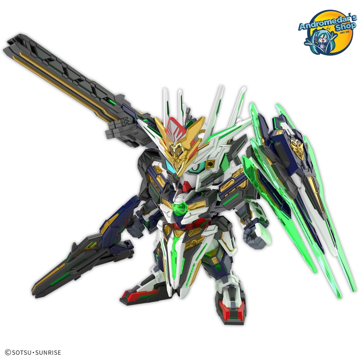 [Bandai] Mô hình lắp ráp SDW Heroes 38 Gundam Captain Quanta Qan[t] GF Model Kit