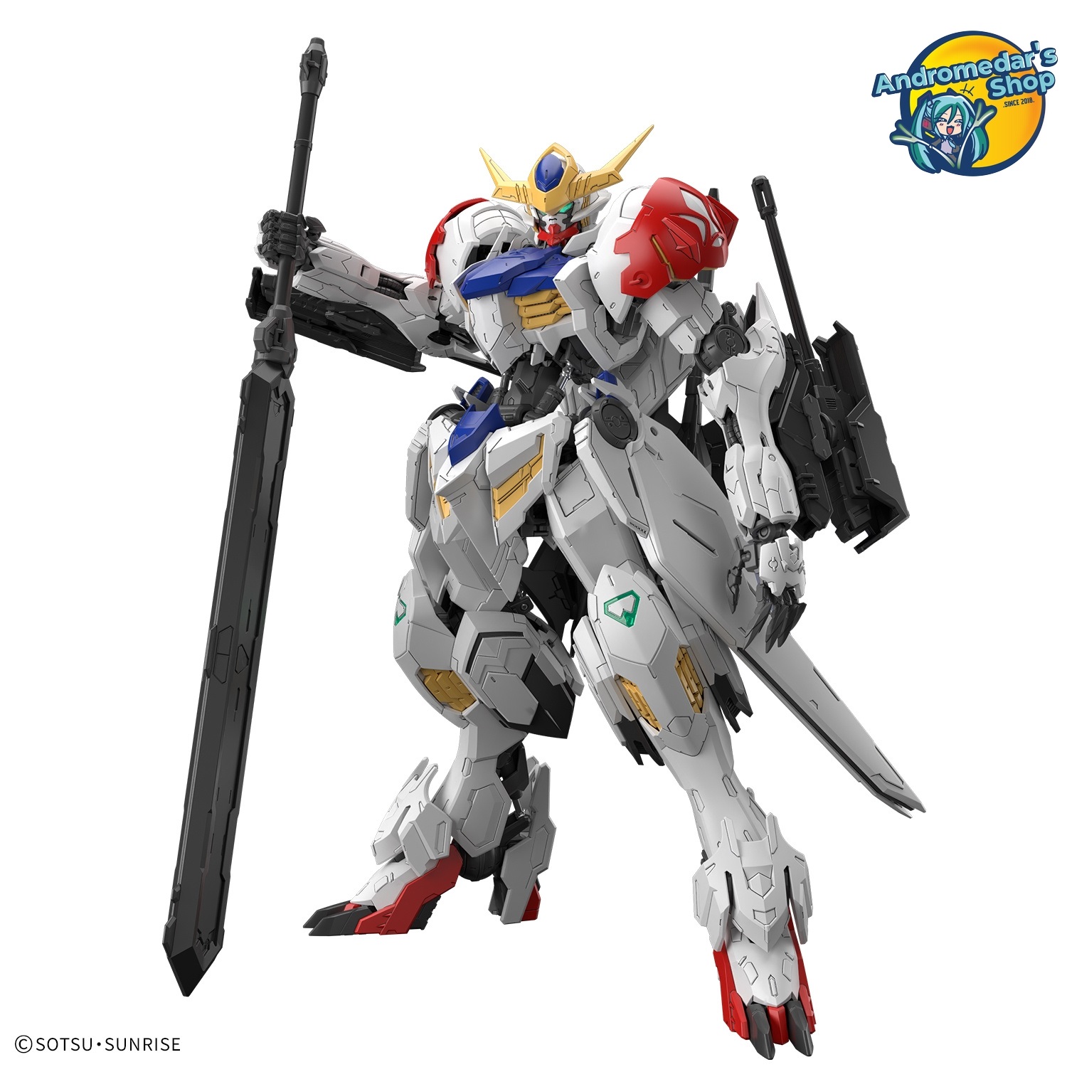 [Bandai] Mô hình lắp ráp Mobile Suit Gundam: IBO Master Grade 1/100 MG Gundam Barbatos Lupus Model Kits