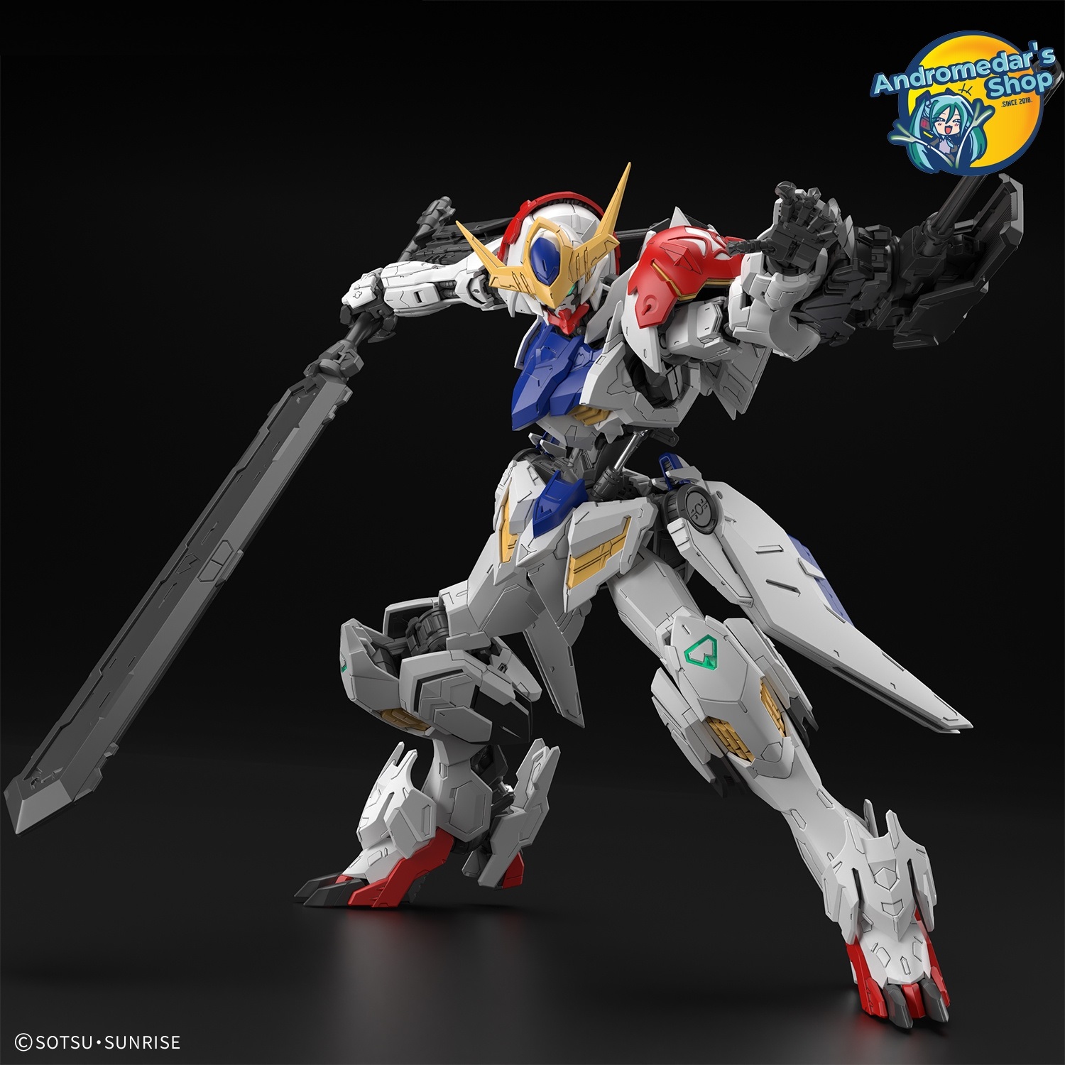[Bandai] Mô hình lắp ráp Mobile Suit Gundam: IBO Master Grade 1/100 MG Gundam Barbatos Lupus Model Kits