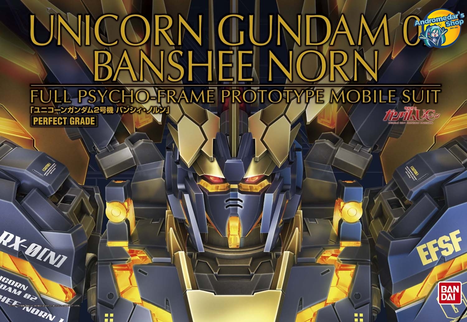 [Bandai] Mô hình lắp ráp Perfect Grade 1/60 PG Unicorn Gundam 2 Banshee Norn Model Kits