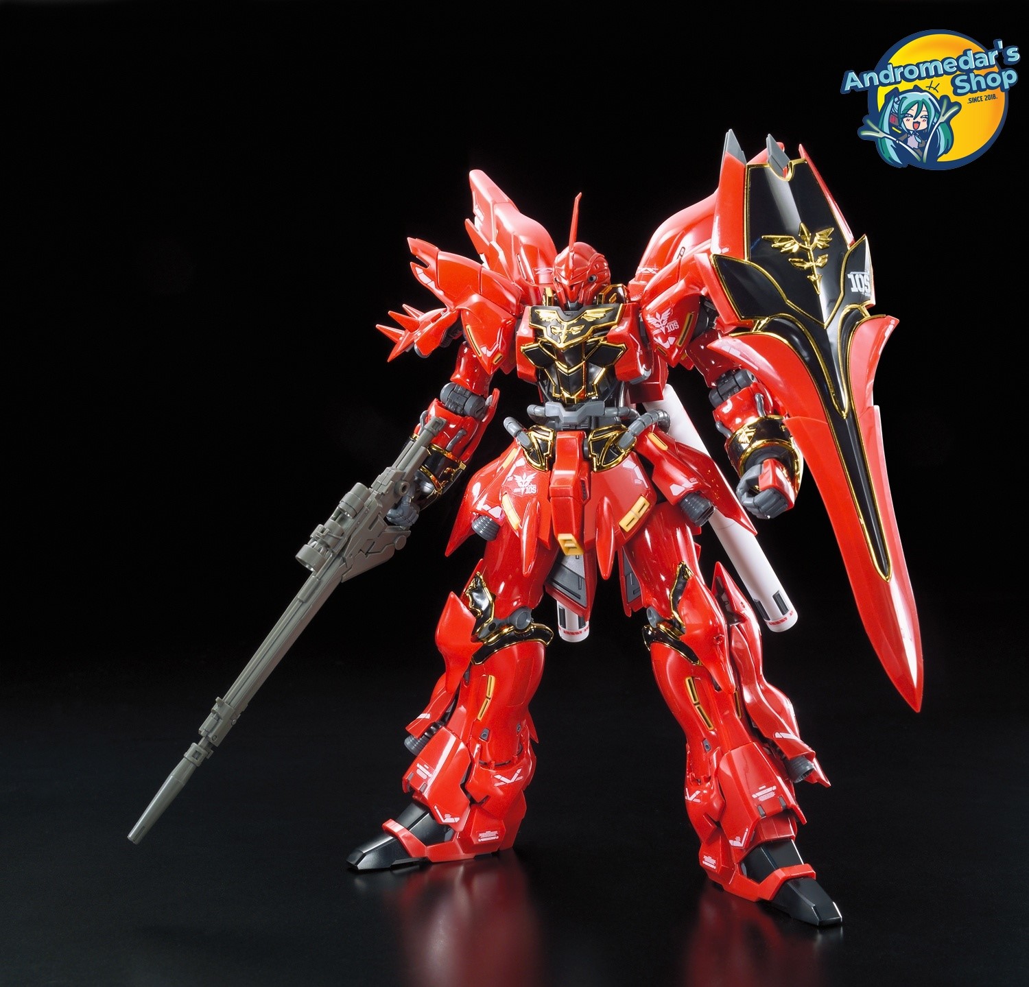 [Bandai] Mô hình lắp ráp Gundam UC Real Grade 22 1/144 RG MSN-06S Sinanju Model Kits