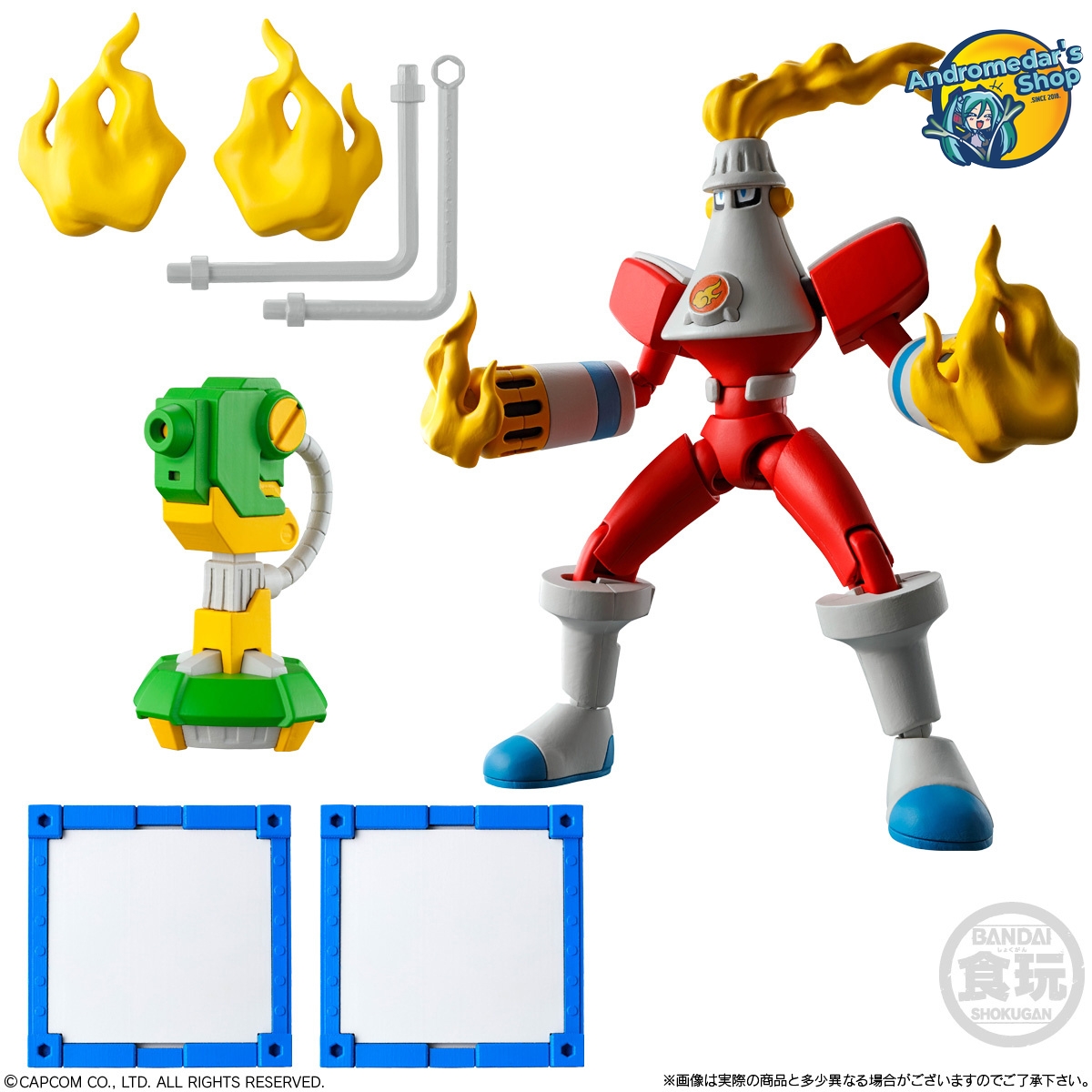 [Bandai] Mô hình lắp ráp Rockman EXE SMP Kit Makes Pose Rockman (Mega Man) EXE 01: 1Box (4pcs) Plastic Model