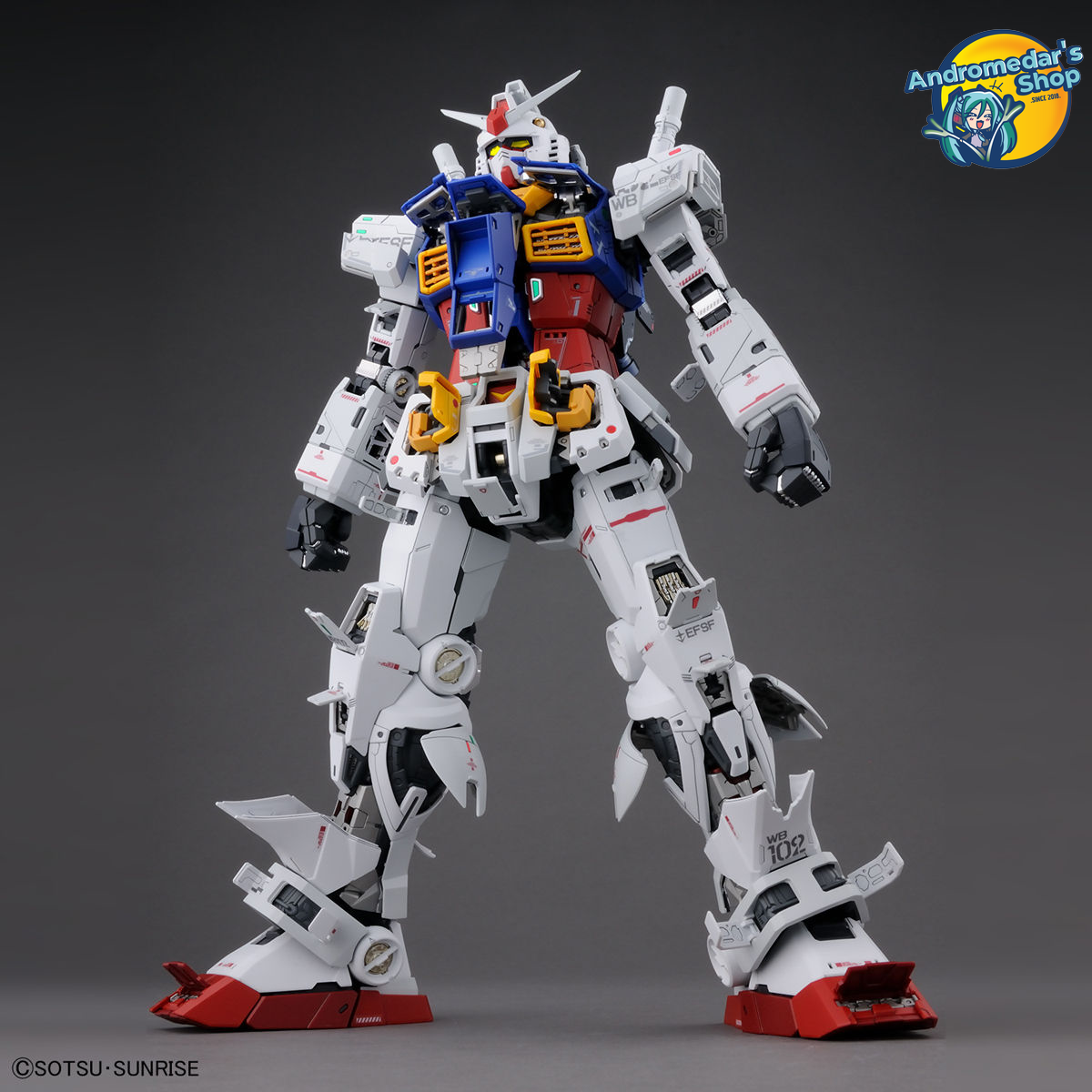 [Bandai] Mô hình lắp ráp Gundam 0079 Perfect Grade 1/60 PG Unleashed RX-78-2 Gundam Model Kits