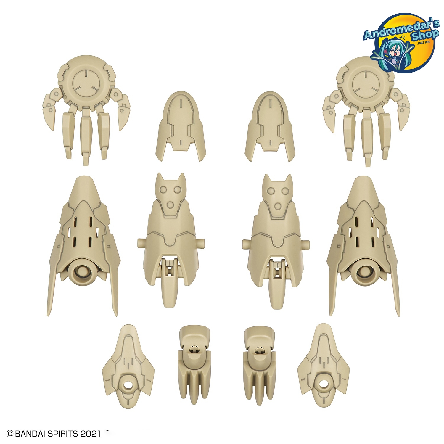 [Bandai] Mô hình lắp ráp 30MS Optional Parts Set 5 (Heavy Armor) Plastic Model