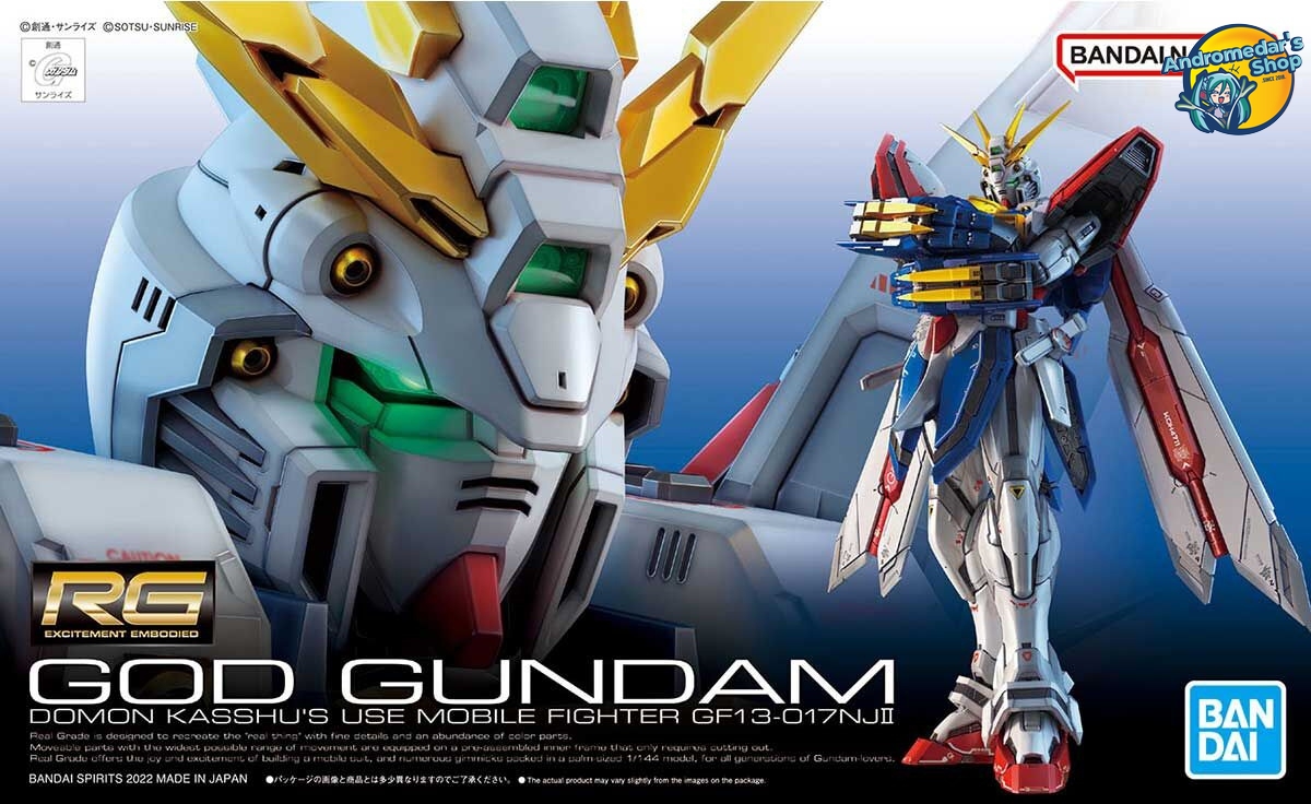 [Bandai] Mô hình lắp ráp Real Grade 37 1/144 RG GF13-017NJII God Gundam Model Kit