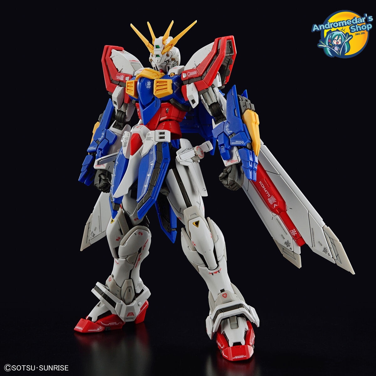 [Bandai] Mô hình lắp ráp Real Grade 37 1/144 RG GF13-017NJII God Gundam Model Kit