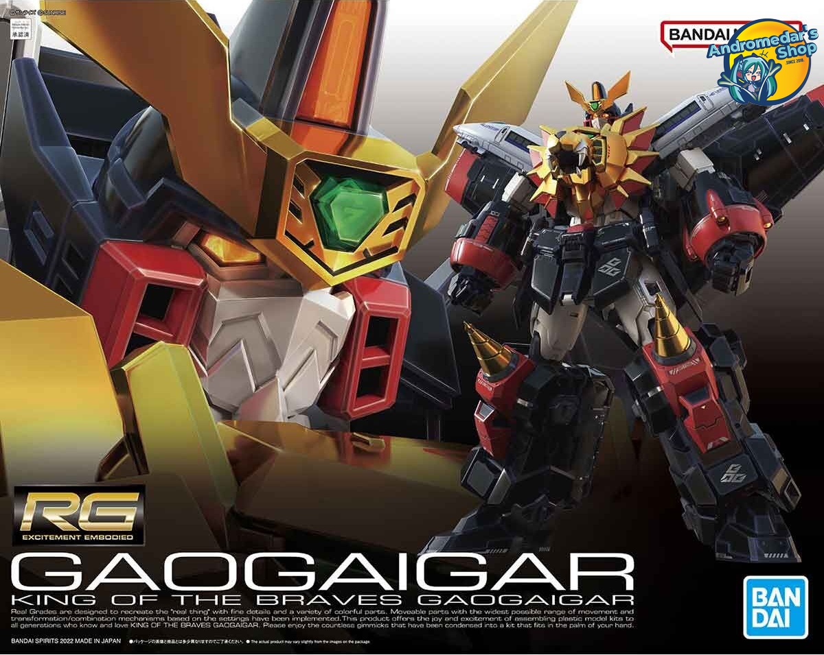 [Bandai] Mô hình lắp ráp Real Grade The King of Braves GaoGaiGar RG GaoGaiGar Model Kit