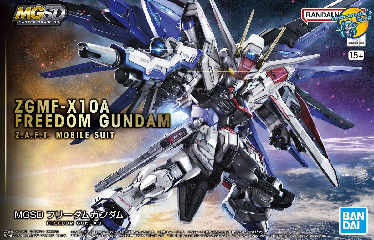[Bandai] Mô hình lắp ráp Gundam Seed Master Grade MGSD 01 ZGMF-X10A Freedom Gundam Model Kits