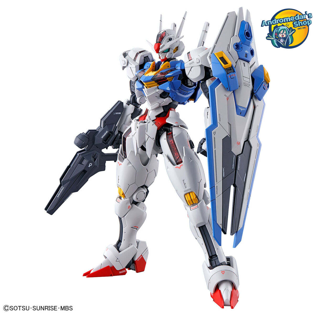 [Bandai] Mô hình lắp ráp Gundam: The Witch from Mercury 1/100 Full Mechanics Gundam Aerial Model Kits