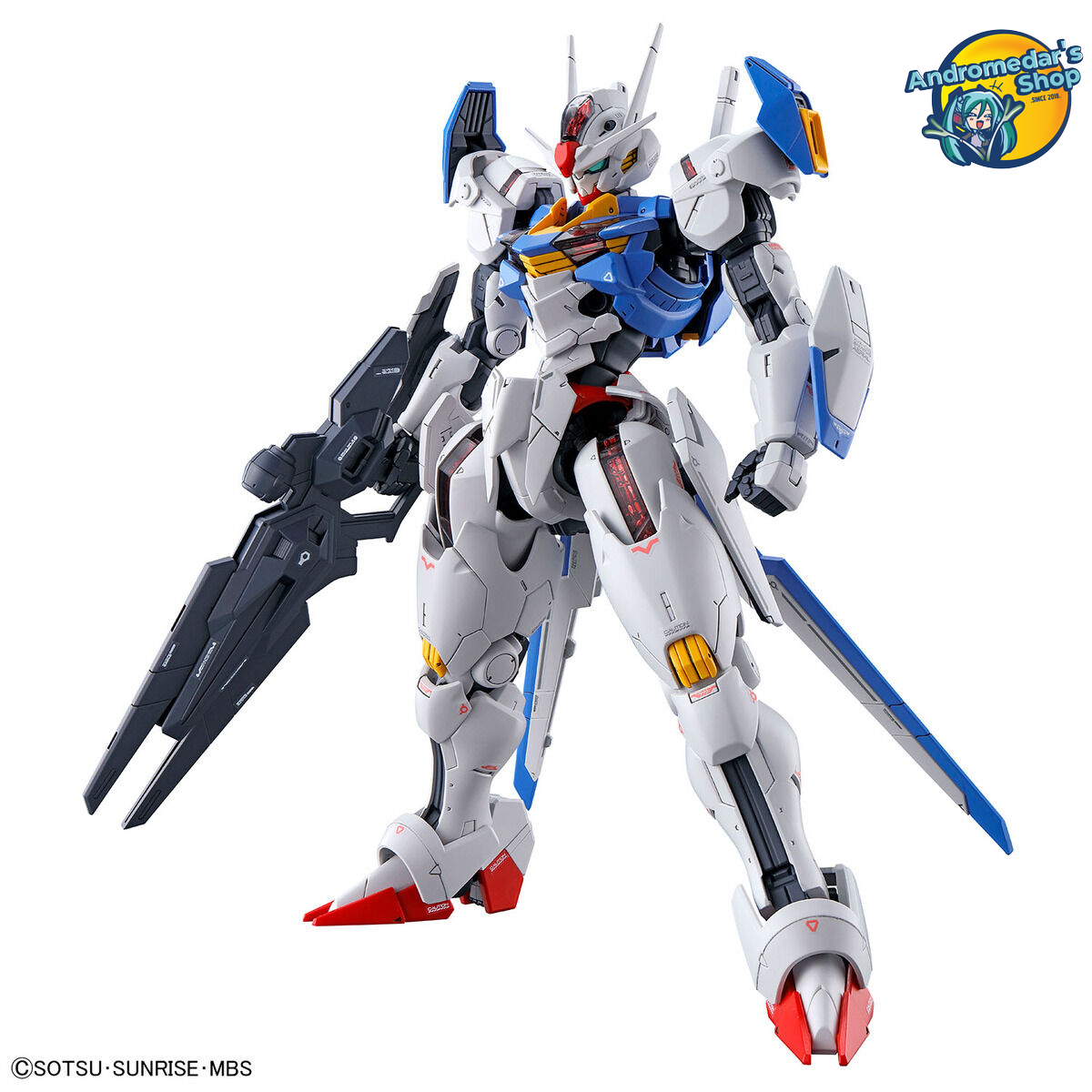 [Bandai] Mô hình lắp ráp Gundam: The Witch from Mercury 1/100 Full Mechanics Gundam Aerial Model Kits