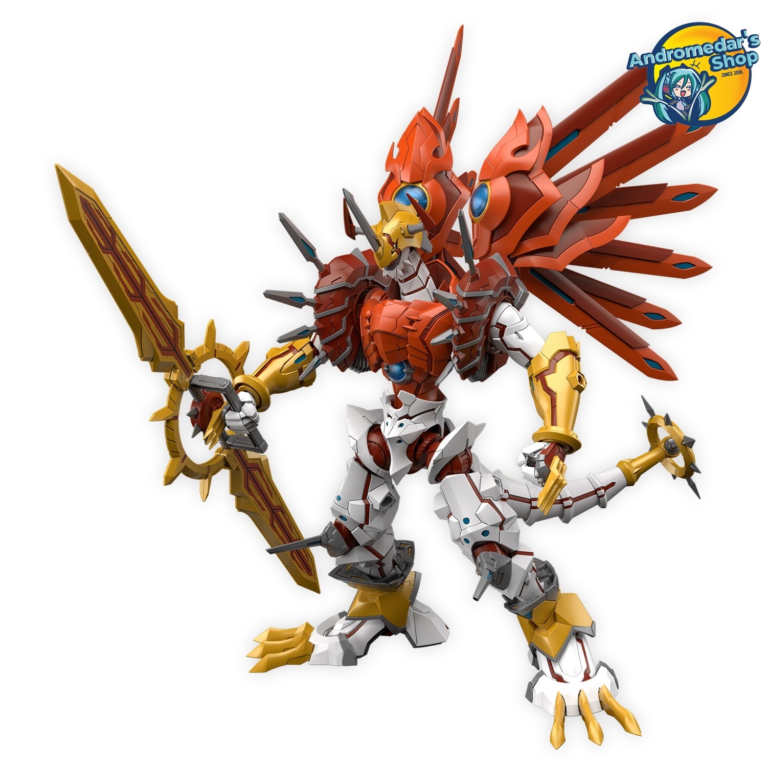 [Bandai] Mô hình lắp ráp Digimon Figure-rise Standard Amplified ShineGreymon Model Kits