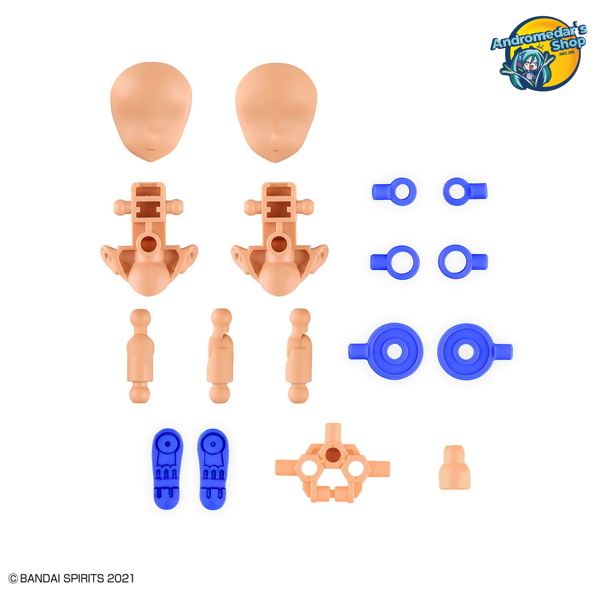 [Bandai] Mô hình lắp ráp 30 Minutes Sisters 30MS Option Parts Set 9 (Commander Costume Color C) Model Kits
