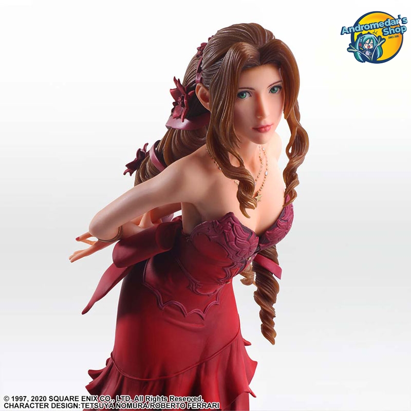 [Square Enix] Mô hình nhân vật Final Fantasy VII Remake STATIC ARTS Aerith Gainsborough - Dress Ver