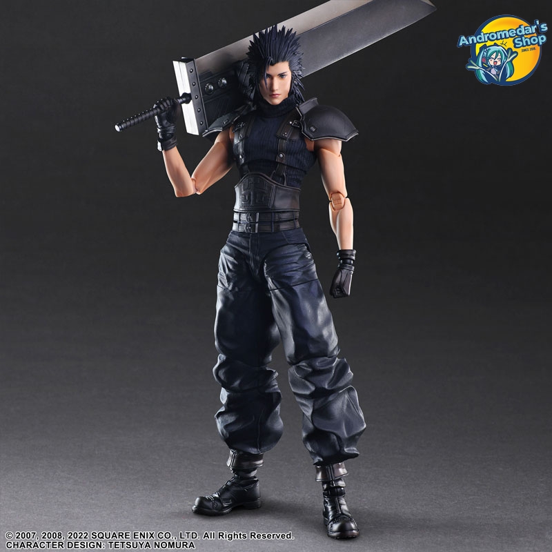 [Square Enix] Mô hình nhân vật Crisis Core: Final Fantasy VII Reunion PLAY ARTS Kai Zack Soldier Class 1st Action Figure